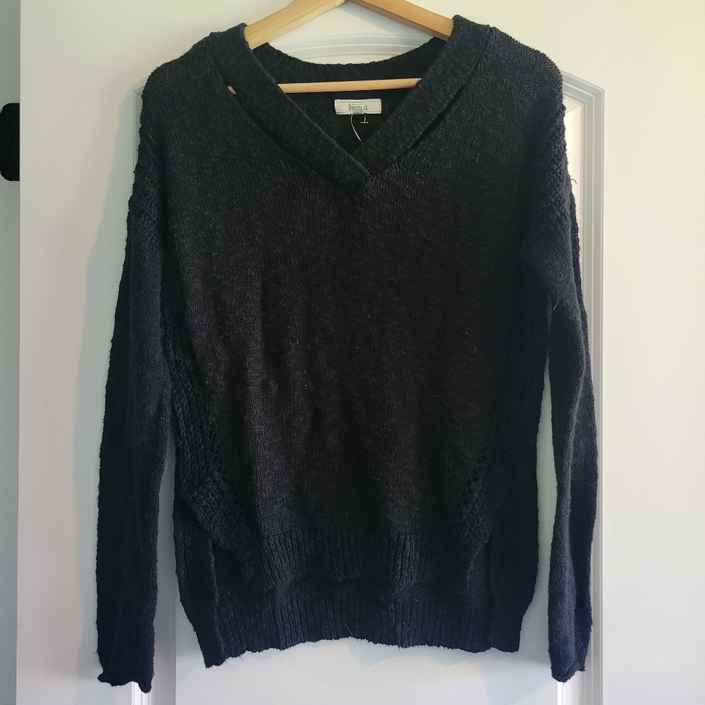 Juniors Mudd Black Sweater Size M